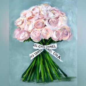 “ the perfect bouquet” floral wall art home decor